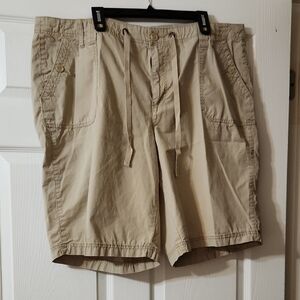 St. John's Bay Women's Tan Bermuda Shorts